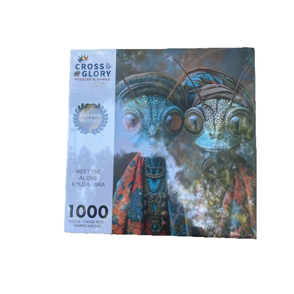 Jigsaw Puzzle 1000 Meet the Aliens: Kylo & Mira